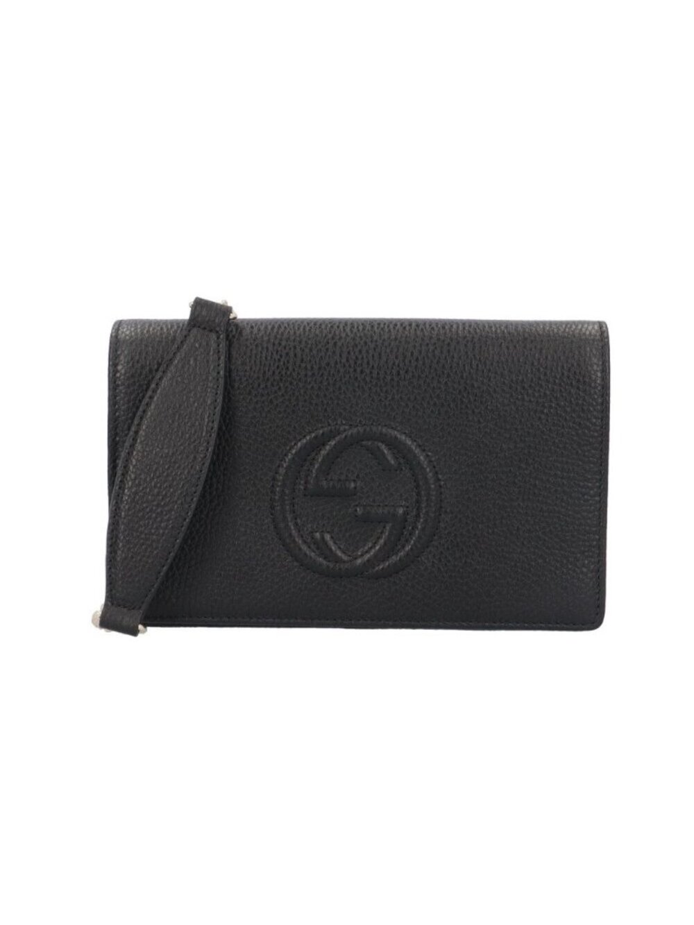 Gucci Soho Shoulder Bag Leather Black